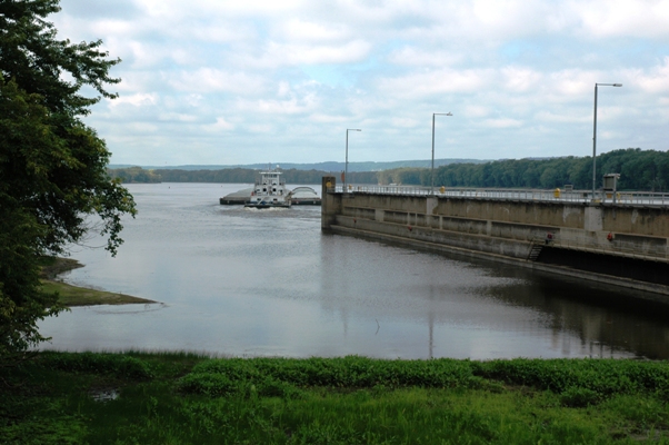 Heading south on the mighty river