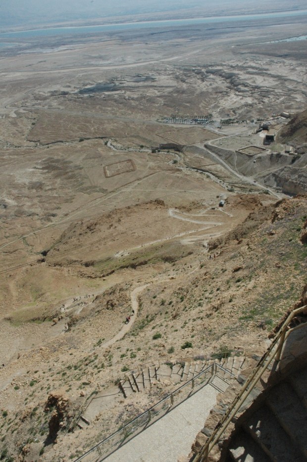 Masada snake path descent