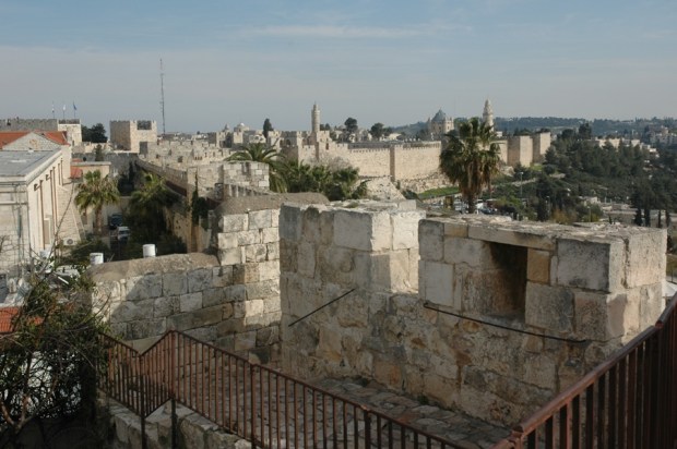 Overlooking Jaffa Gate