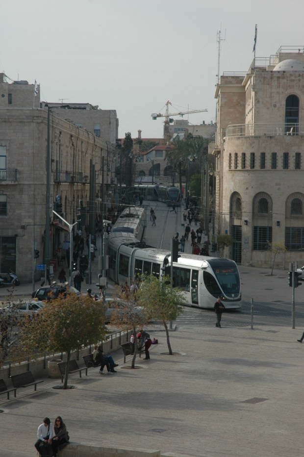 Light rail in the holy city