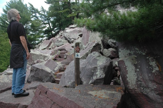 Beginning the Balanced Rock Trail