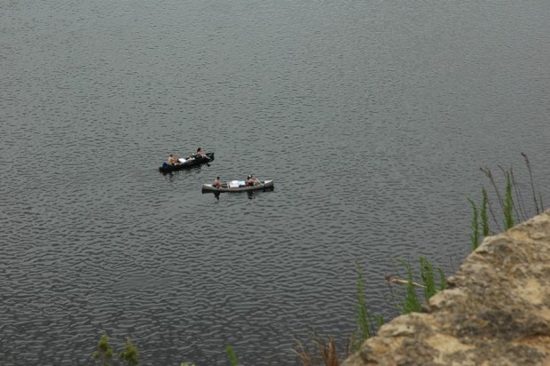 Wisconsin River canoers