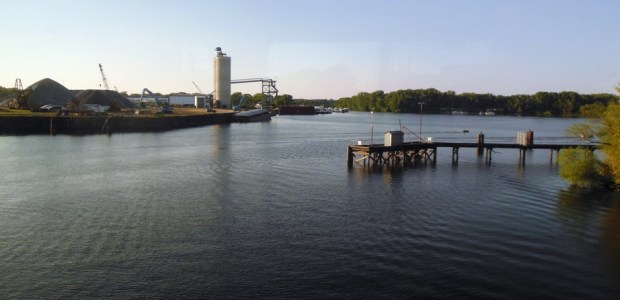 Mississippi River at LaCrosse, east channel