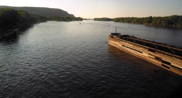 Mississippi River at LaCrosse, west channel