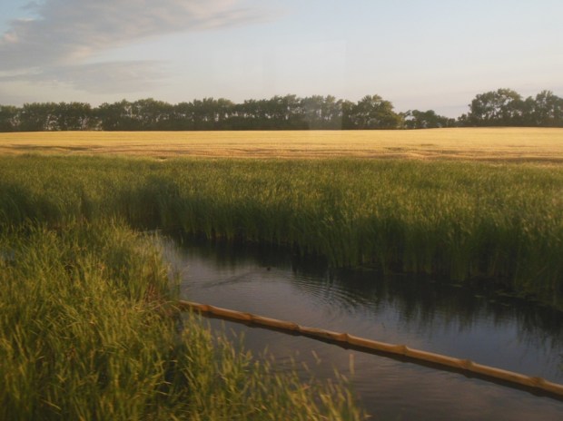 One of the many lakes and ponds