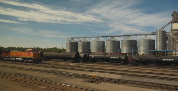 Tank cars and elevators