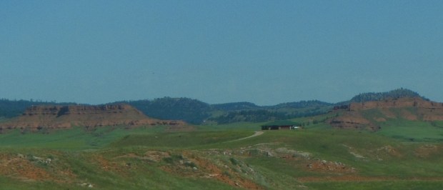 Home on the prairie, amidst the buttes