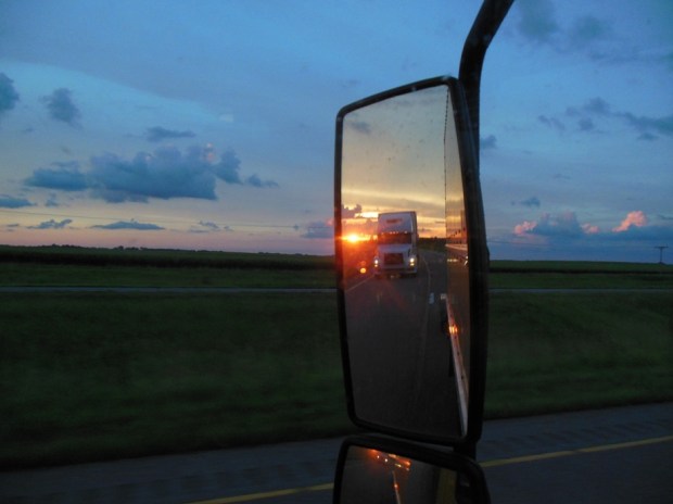 The night is bearing down on me