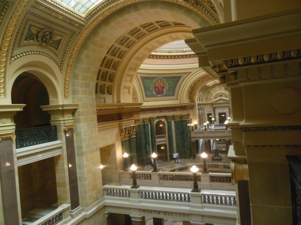 North wing of the Wisconsin capitol