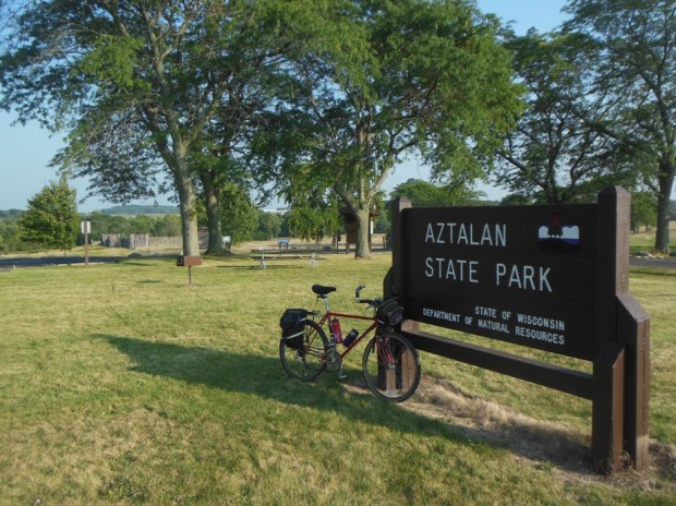 Ready for the ride back from Aztalan