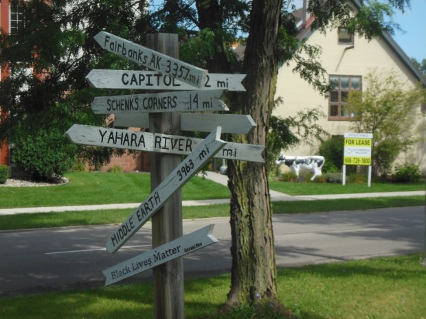 Then rushed through the east side of Madison in order to make it home time for our Labor Day picnic. 