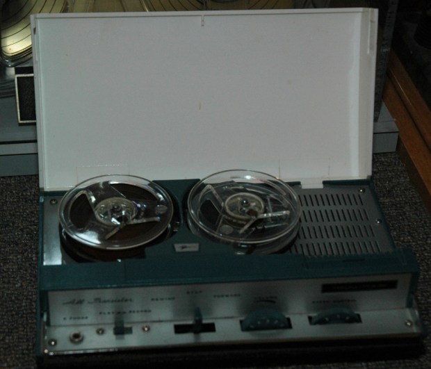 I had a cheap little tape recorder like this when I was a kid