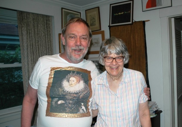 Marianne Novy and her husband David Carrier. 