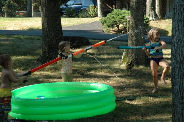 everyone got as wet as they wanted to be.