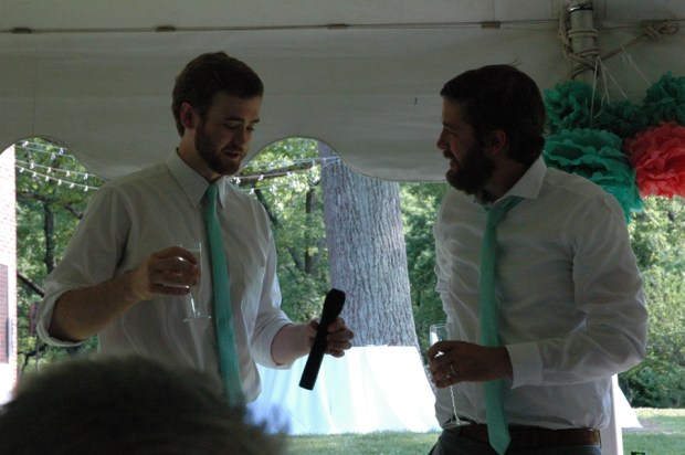 Memorable Best Man's toast from Clifton Stommel.