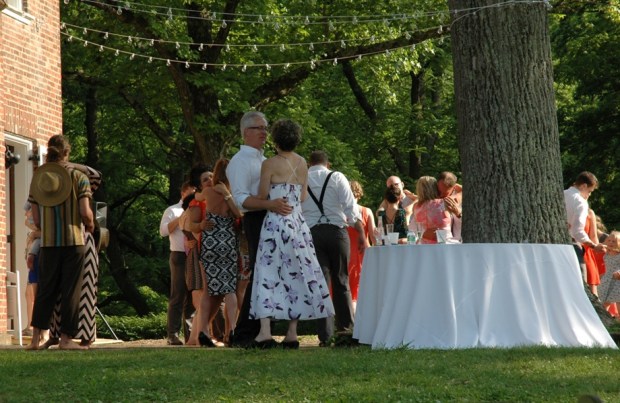 After dinner the celebration continued.