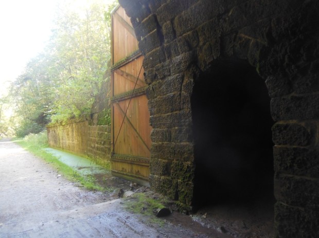 The second tunnel has a small alcove (for the door keeper) inside the entrance.