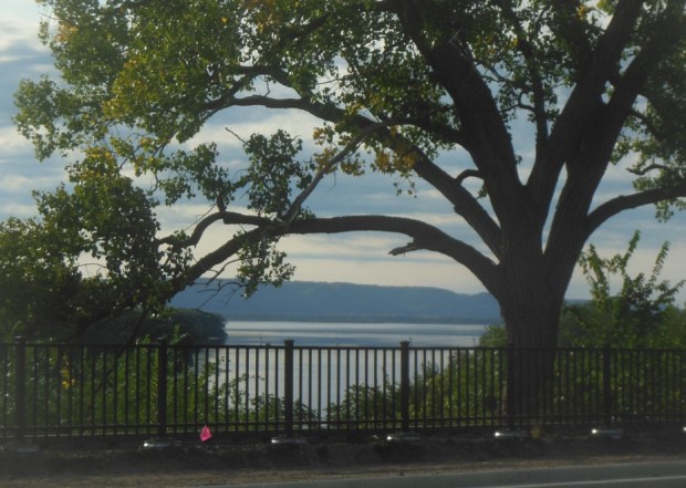 The Mississippi River comes into view