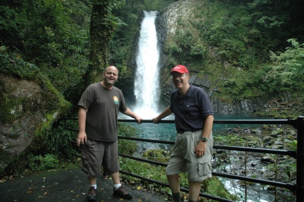 The thunderous Joren Falls. 