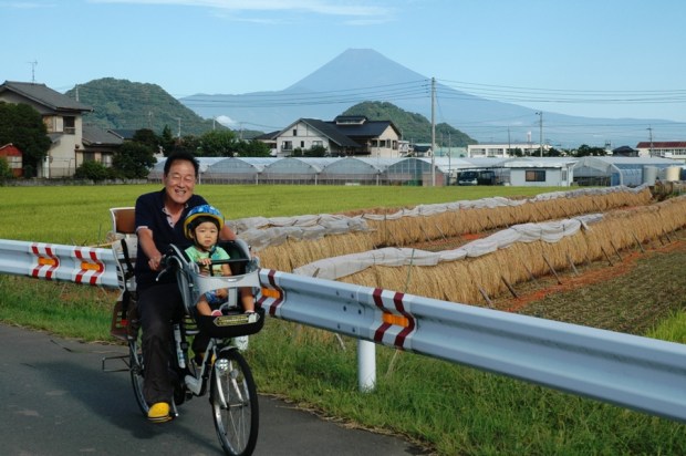 Mt. Fuji (35 miles away) was finally visible.