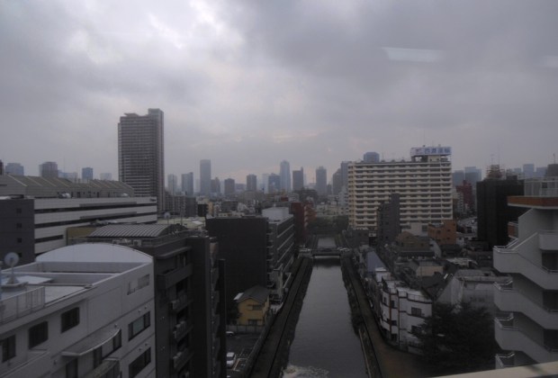 Our first glimpse of Tokyo
