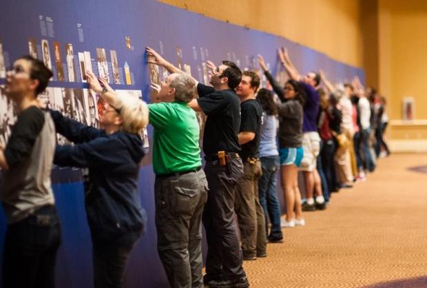 our 145-foot, 75-year history timeline