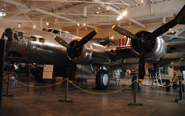 the Eighth Air Force Museum in Savanna, where a WWII B-17 is being restored.