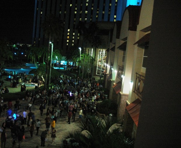 The poolside reception on opening night was especially nice. 