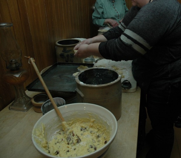 The cranberry biscuits