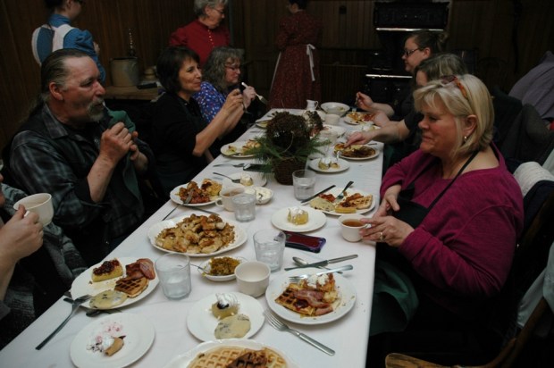 And we all enjoyed an incredibly bountiful meal