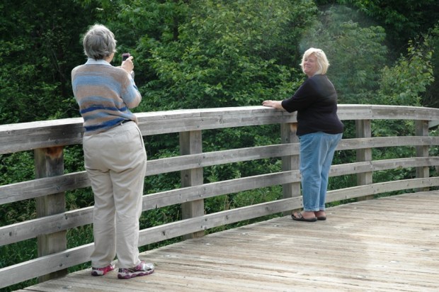 Anne said she could listen to the sound of rushing water all day.