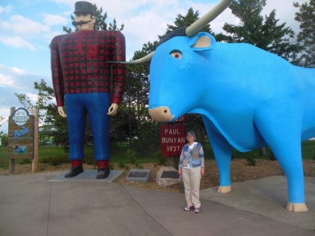 Paul Bunyan, Babe the Blue Ox, and my sister Marianne