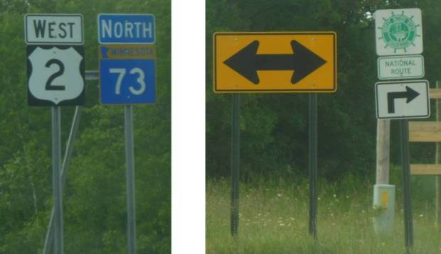 Highway signs