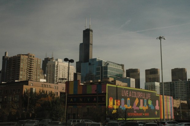 Chicago was in view.