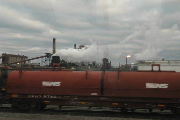 The steel plants in NW Indiana were impressive.