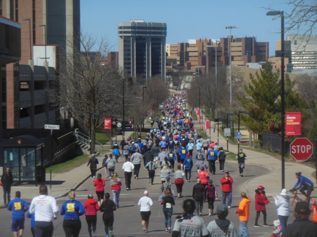 Going downhill on Observatory Drive
