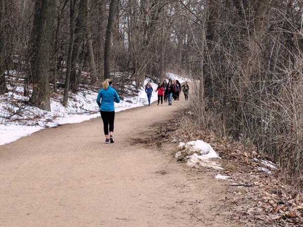 the Howard Temin Lakeshore Path 