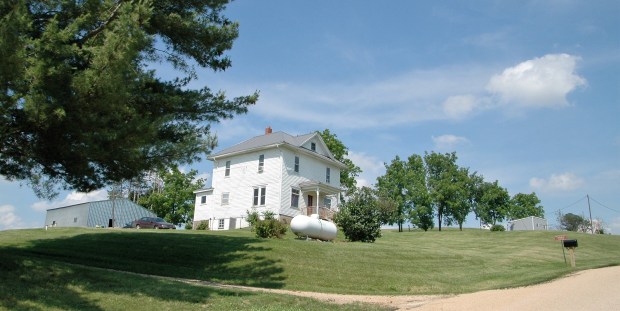 the farmhouse on Govier Road in Grant County.