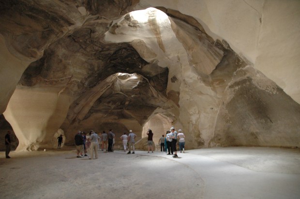 The soft rocks at Beit Guvrin were conducive to cave creation.