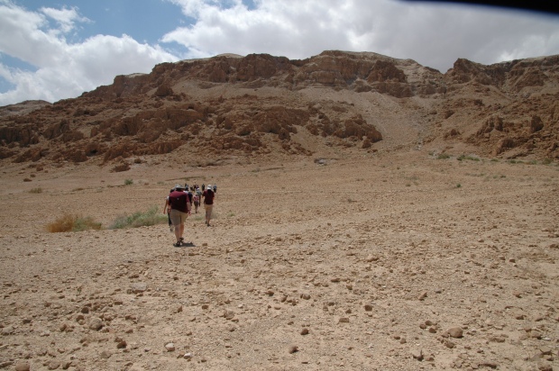 a side trip to Qumran Cave #1, where the first of the Dead Sea Scrolls were discovered by bedouin shepherds in 1947. 