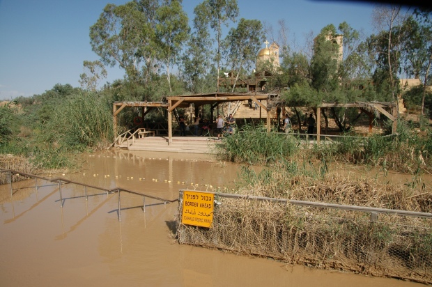 Just north of the Dead Sea is the traditional spot on the Jordan River where it's believed Jesus was baptized by John the Baptist.