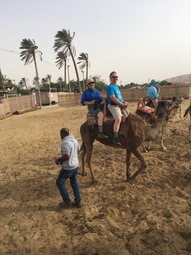 My brother Jim & I astride Esmerelda.