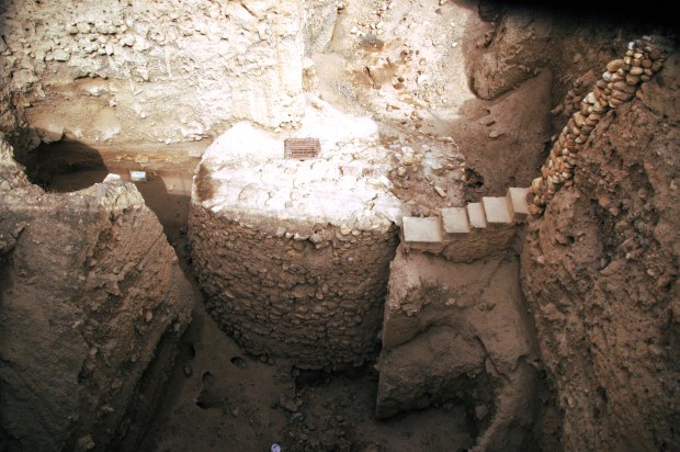 The stone tower of Jericho