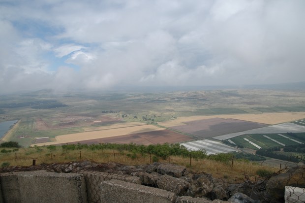 Eventually the flog lifted and we got a better look at Syria.