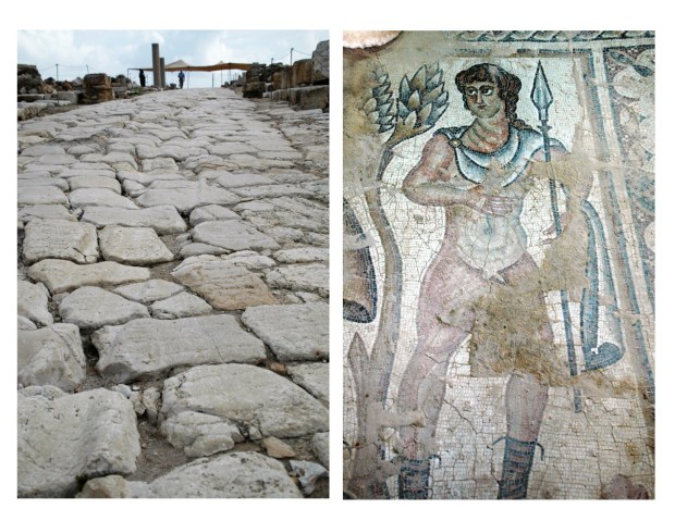Our first walk of the day was down the streets of Sepphoris