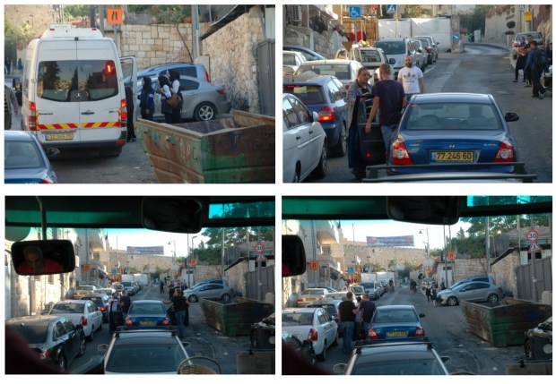 But first we had to get to the Temple Mount. Our ascent was delayed slightly by a confrontation.