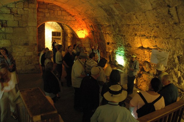 Our first priority was visiting the Western Wall tunnel,