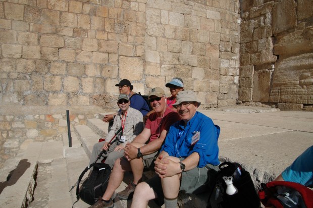 We parked ourselves on the southern steps.