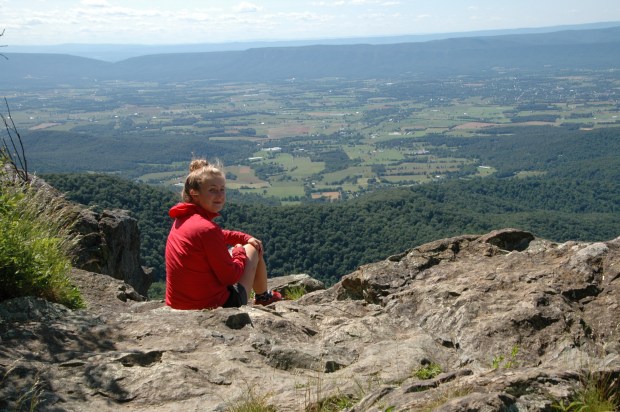 And had a chance to talk with one of the hikers,