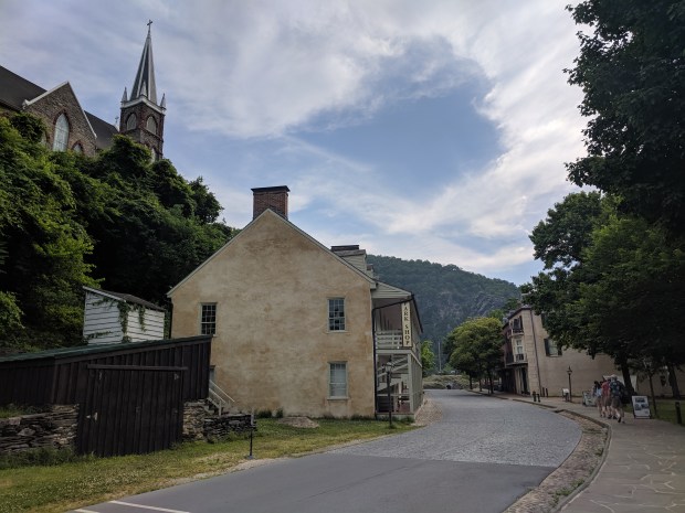 Harpers Ferry, WV, an historic city.